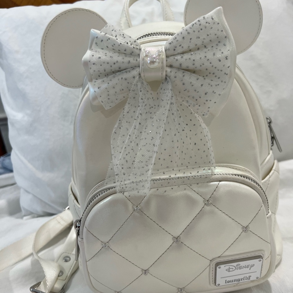 Loungefly Disney Minnie Mouse Wedding Mini Backpack